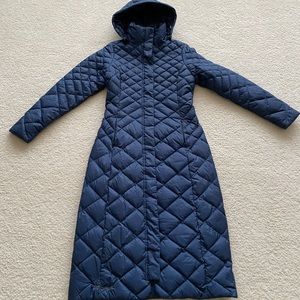 The North Face triple long parka